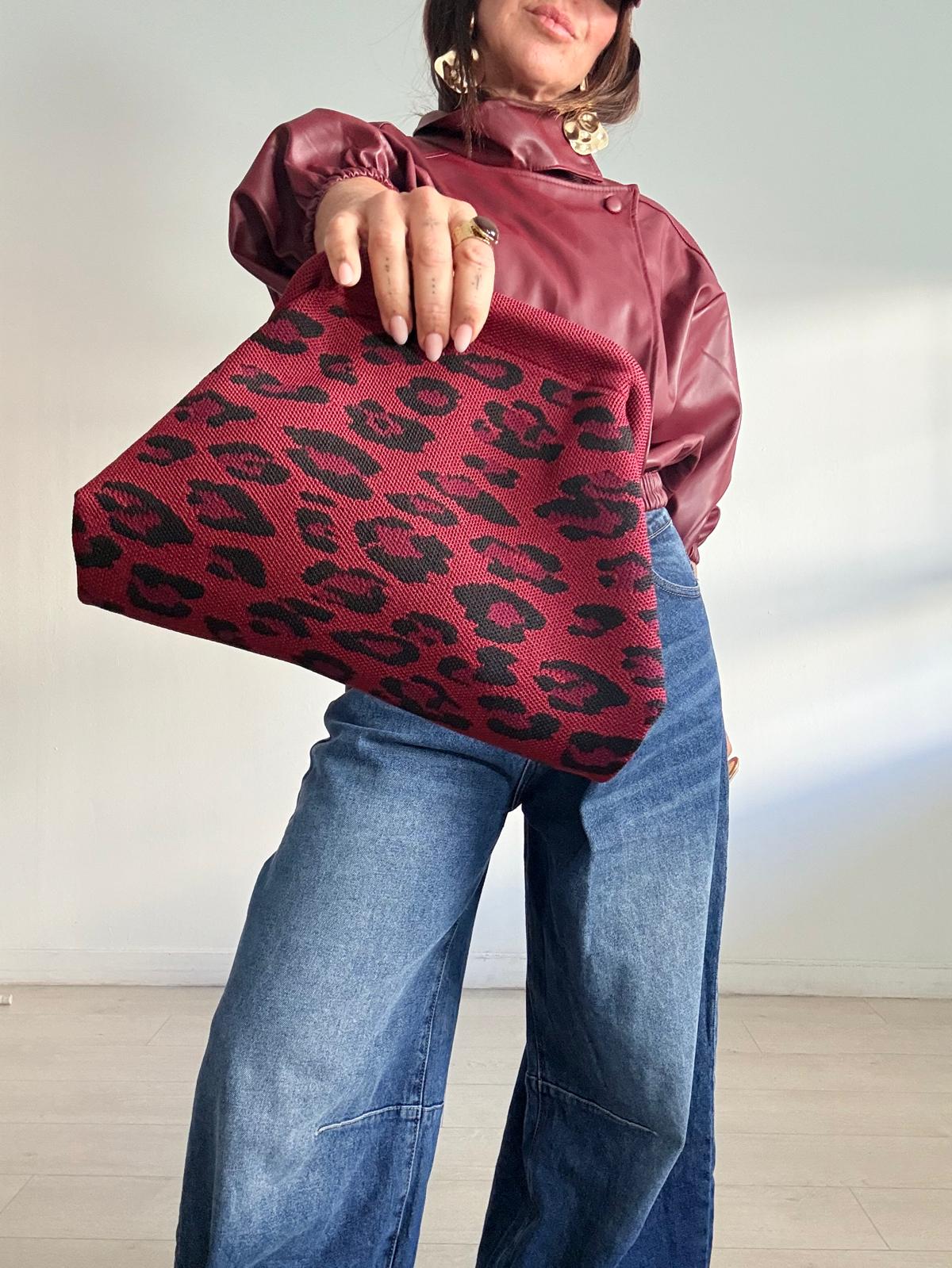 BOLSO CLUTCH LEOPARDO