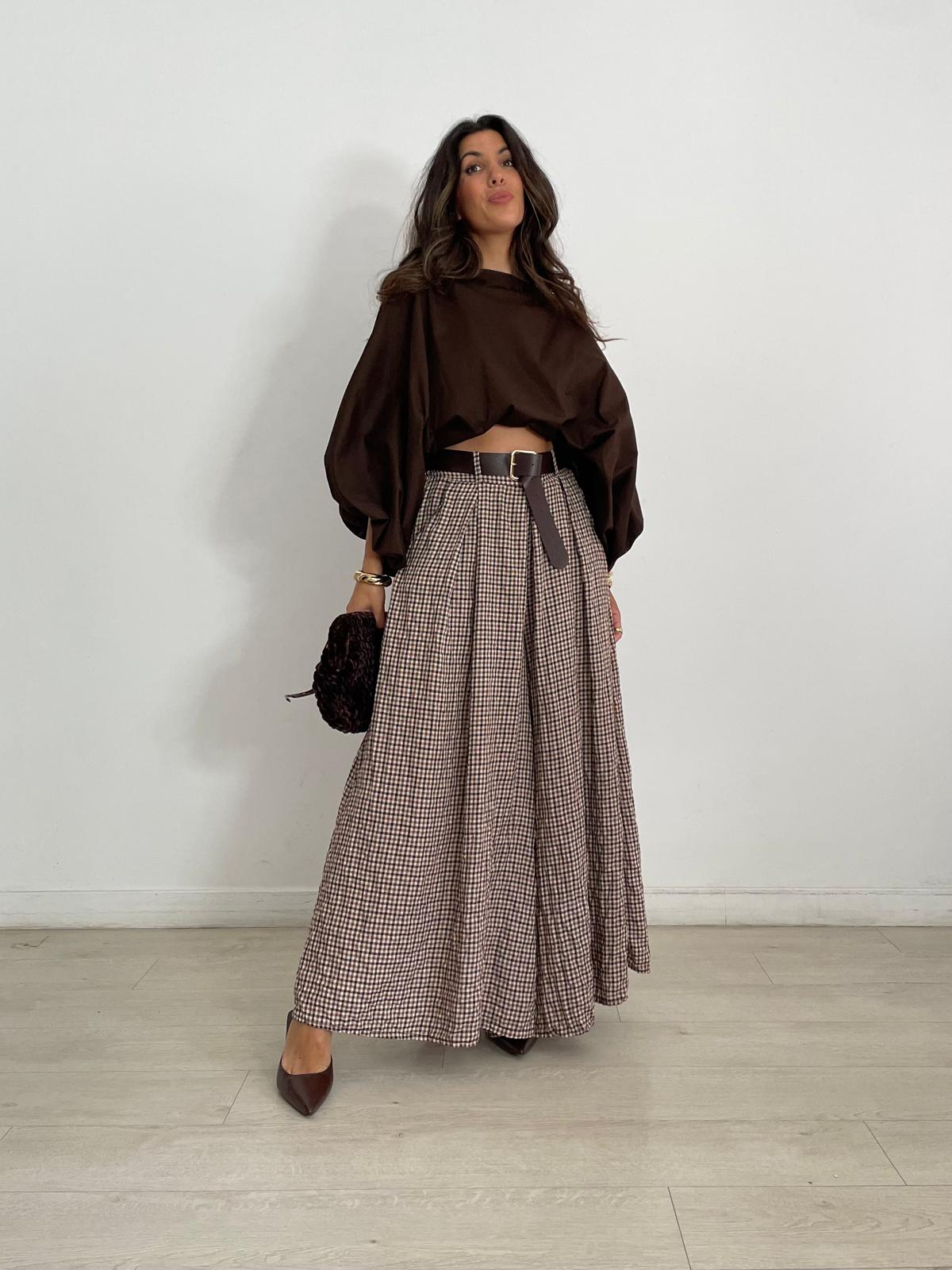 PANTALON+CINTURON VICHY